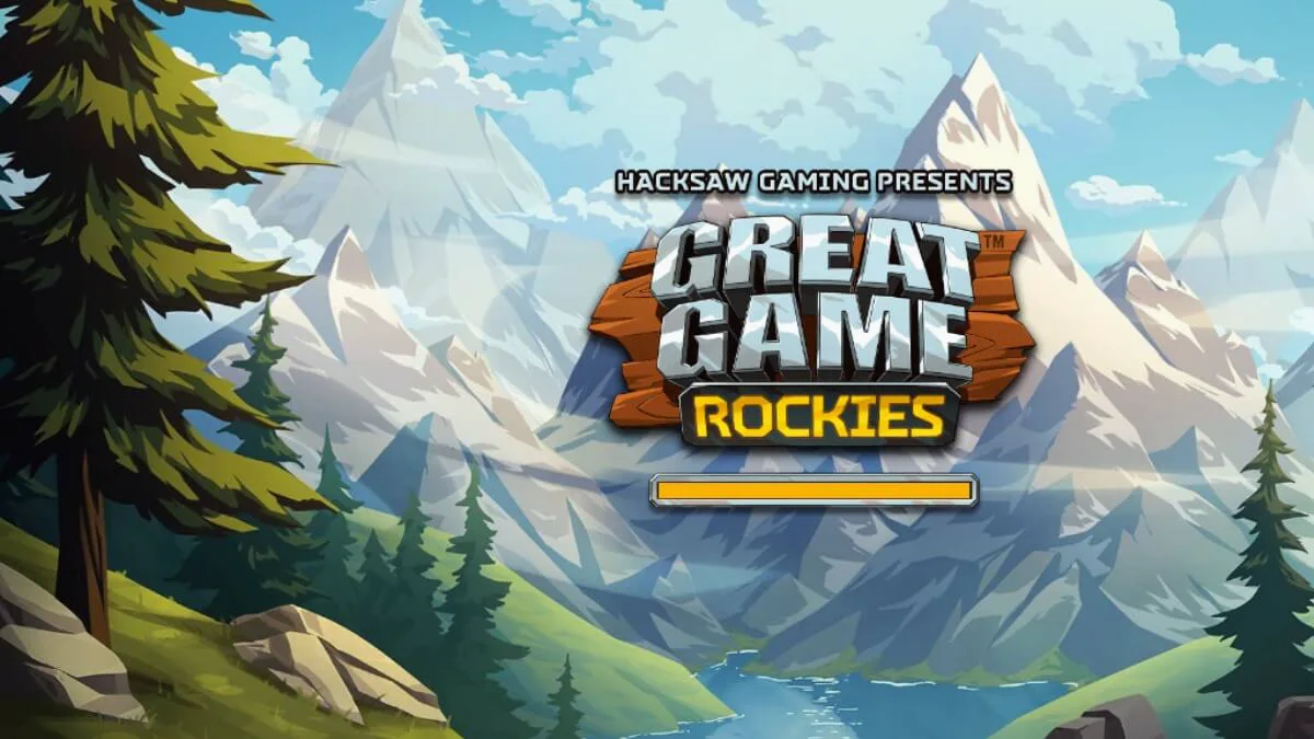 Pemandangan pegunungan yang megah dalam permainan slot Great Game Rockies